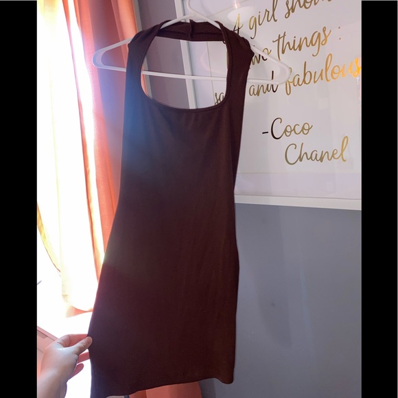 SHEIN Dresses & Skirts - Brown backless women dress